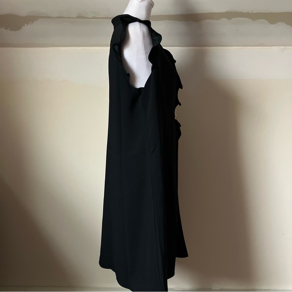 Lilly Pulitzer Adalee Embellished V-Neck Shift Dress in Onyx Black size 6 - Picture 8 of 12